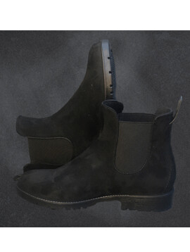 Suede Look Rain Boots
