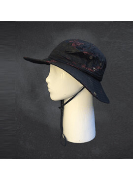 Travel Hat Camo Red