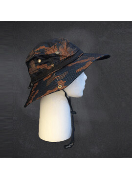 Travel Hat Camo Orange