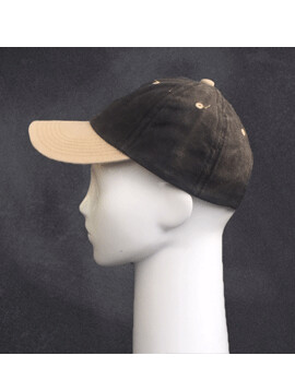 Two Toned Cap Beige/Black