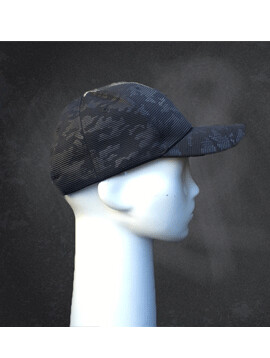 Camouflage Fade Cap Black