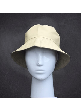 Bucket Rain Hat Beige