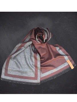 Two Tone Shawl Brown