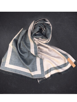 Two Tone Shawl Beige