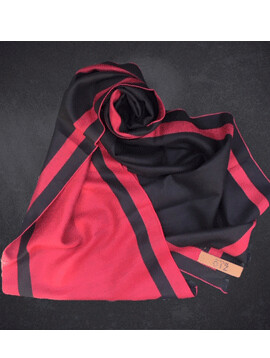 Two Tone Shawl  Strong Red