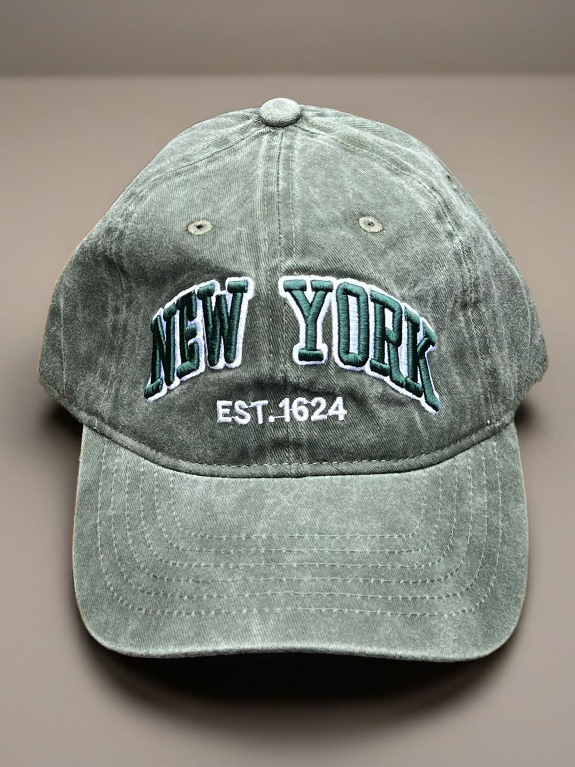 New York cap - Grey green