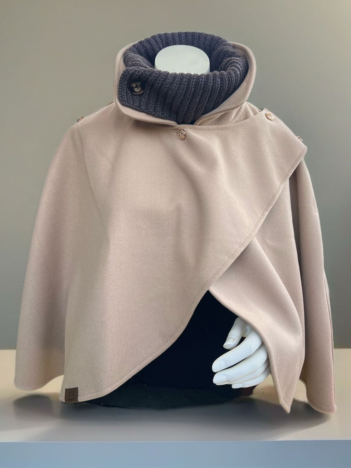Poncho Elegance - Beige