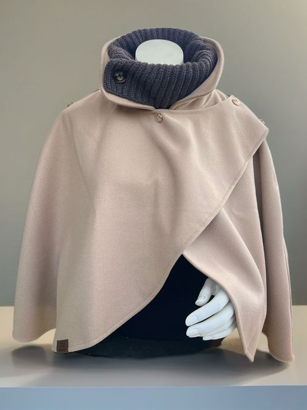 Poncho Elegance - Beige