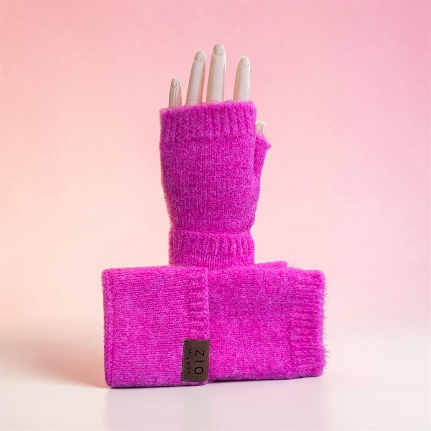 Acrylic gloves - Pink