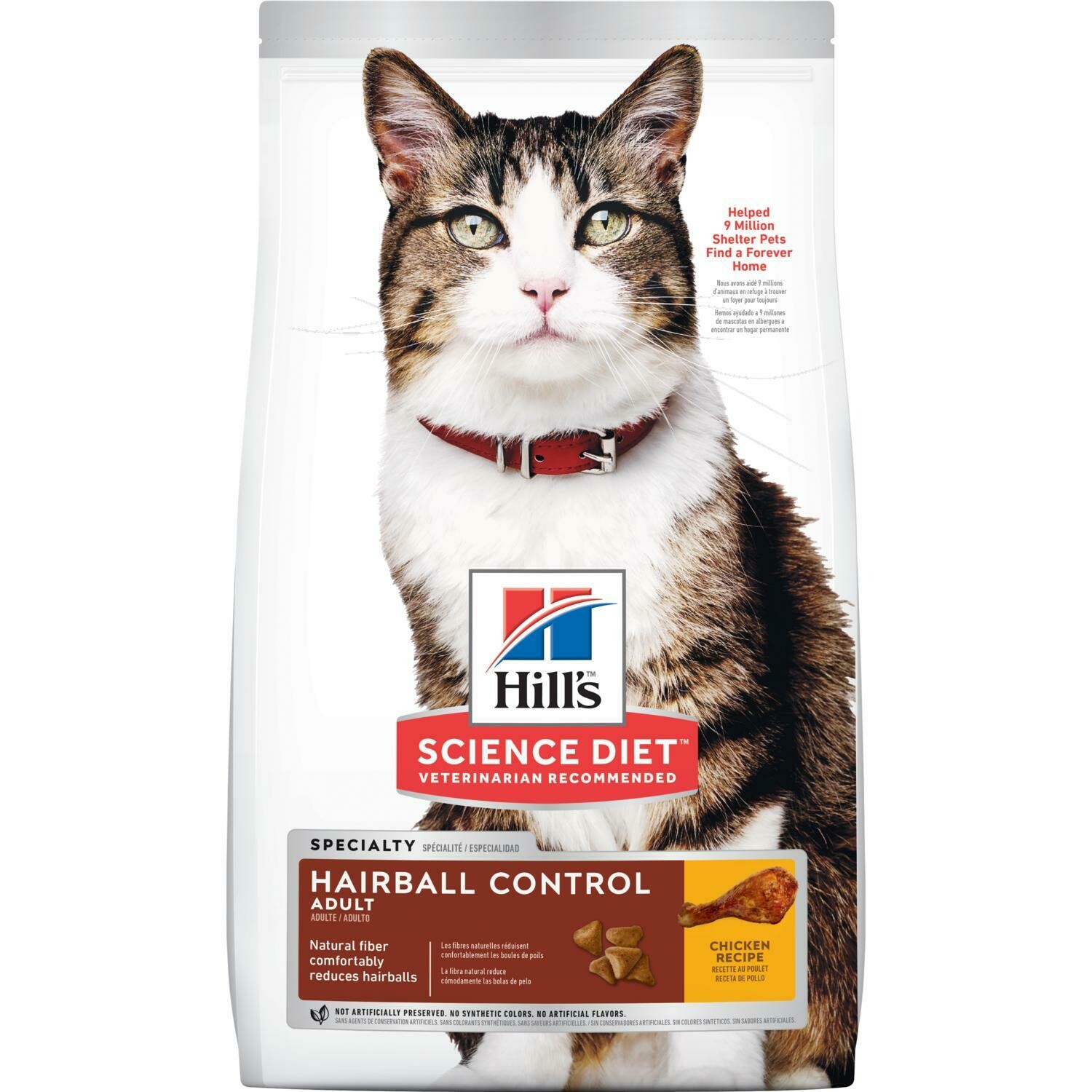 Hill's Adult Hairball Control cat food Hill's Adult Hairball Control cat food