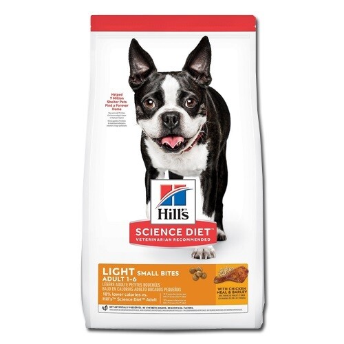 Hill's Science Diet Adult Light Small Bites dog food Hill's Science Diet Adult Light Small Bites dog food