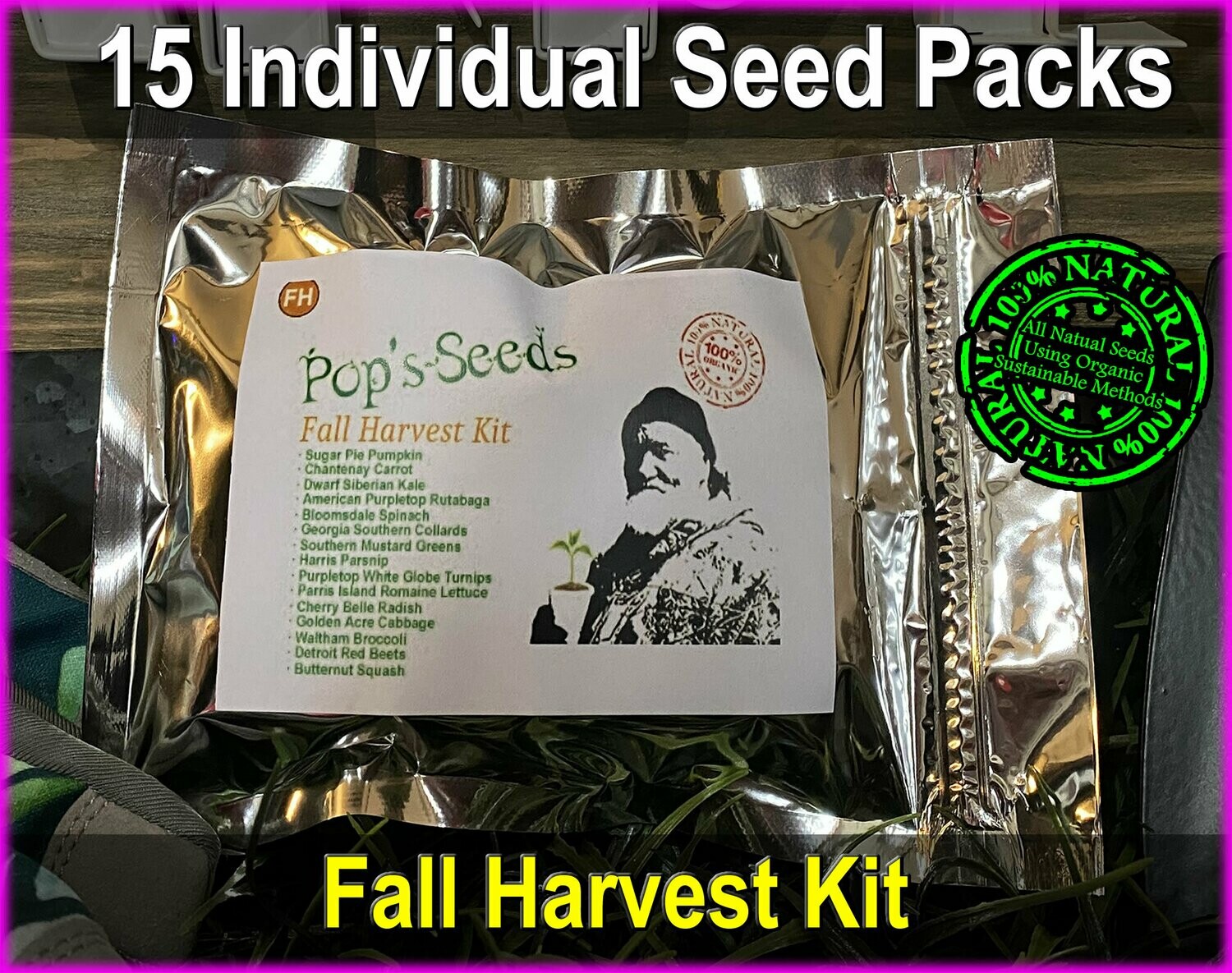 Fall Harvest Garden Seed Kit