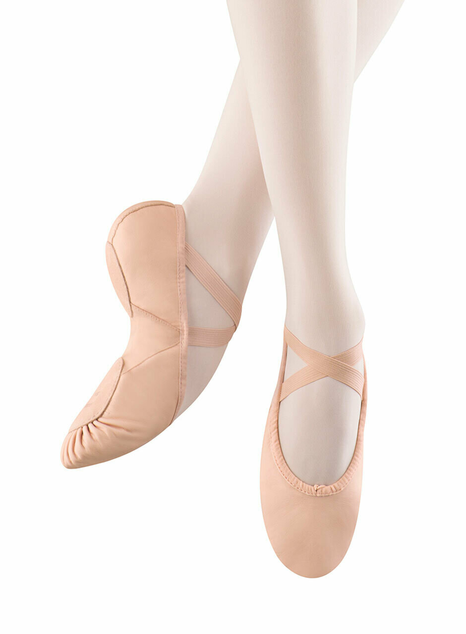S0203L ADULT PNK PROLITE II SPLIT LEATHER BALLET