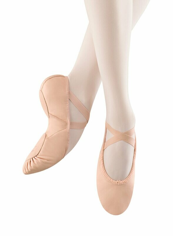S0203L ADULT PNK PROLITE II SPLIT LEATHER BALLET