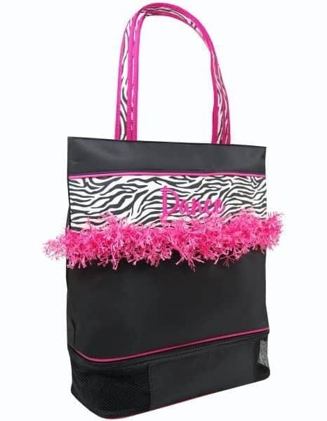 ZBR-02 ZEBRA FRINGE TOTE