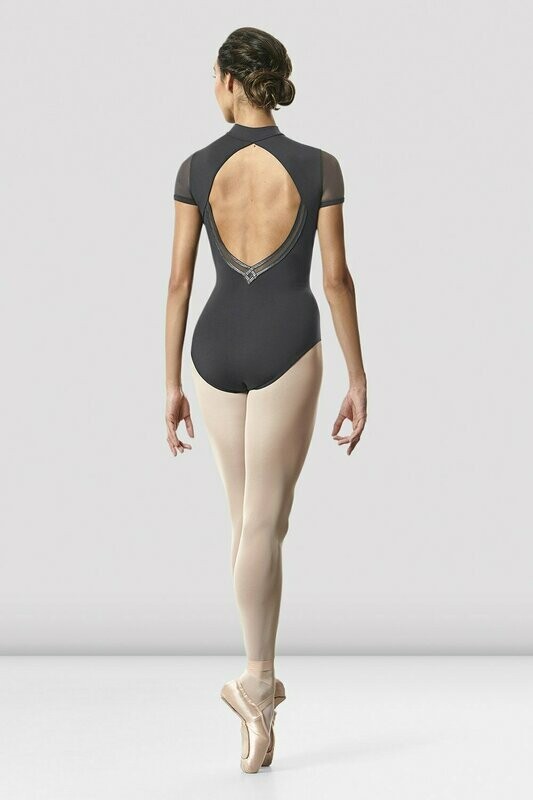 L8732 ZIP FRONT CAP SLEEVE LEO