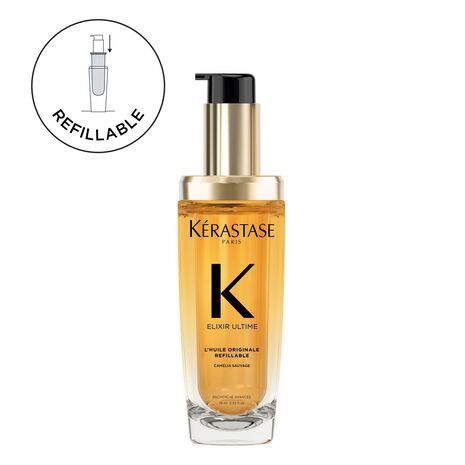 Kerastase Elixir Ultime L'Huile Originale Refillable and 75ml Huile