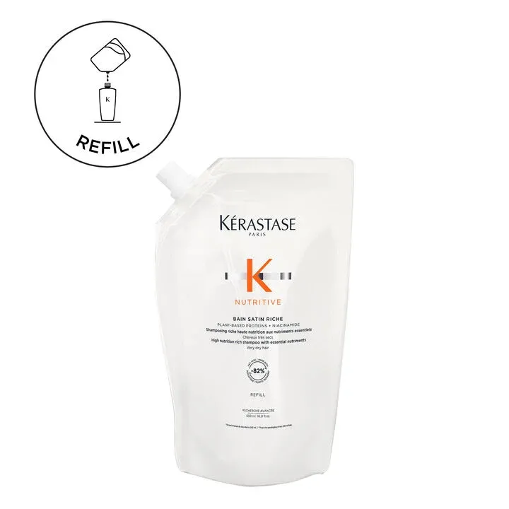 Kerastase Bain Satin Riche 500ml Refill Pouch