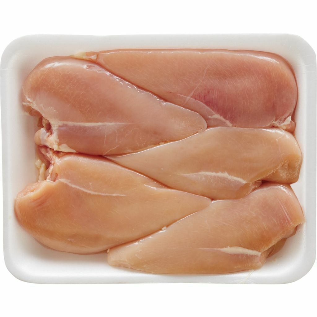 Poitrines de poulet désossées et sans peau