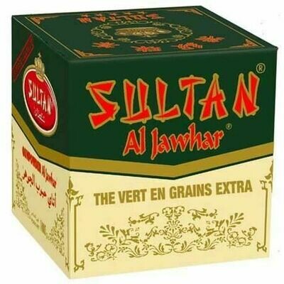 Sultan, Thé vert en grains Al Jawhar, 200 Gr