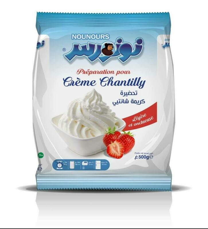 Crème chantilly Nounours