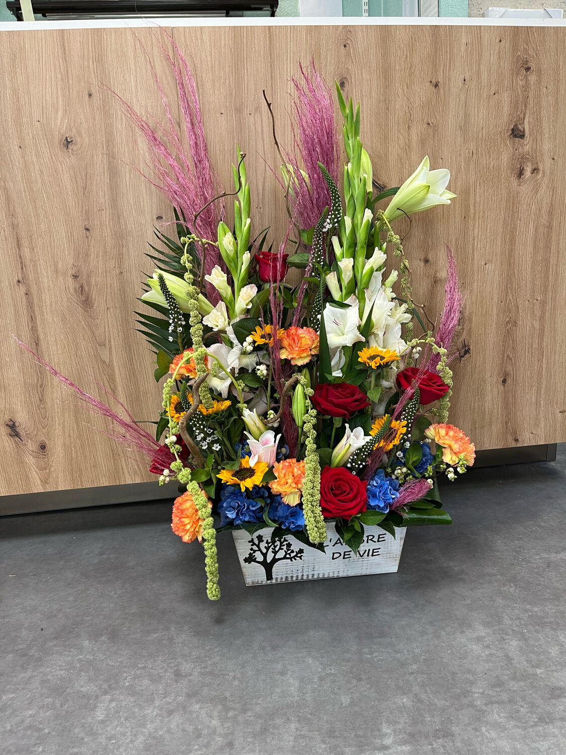 Composition florale anniversaire