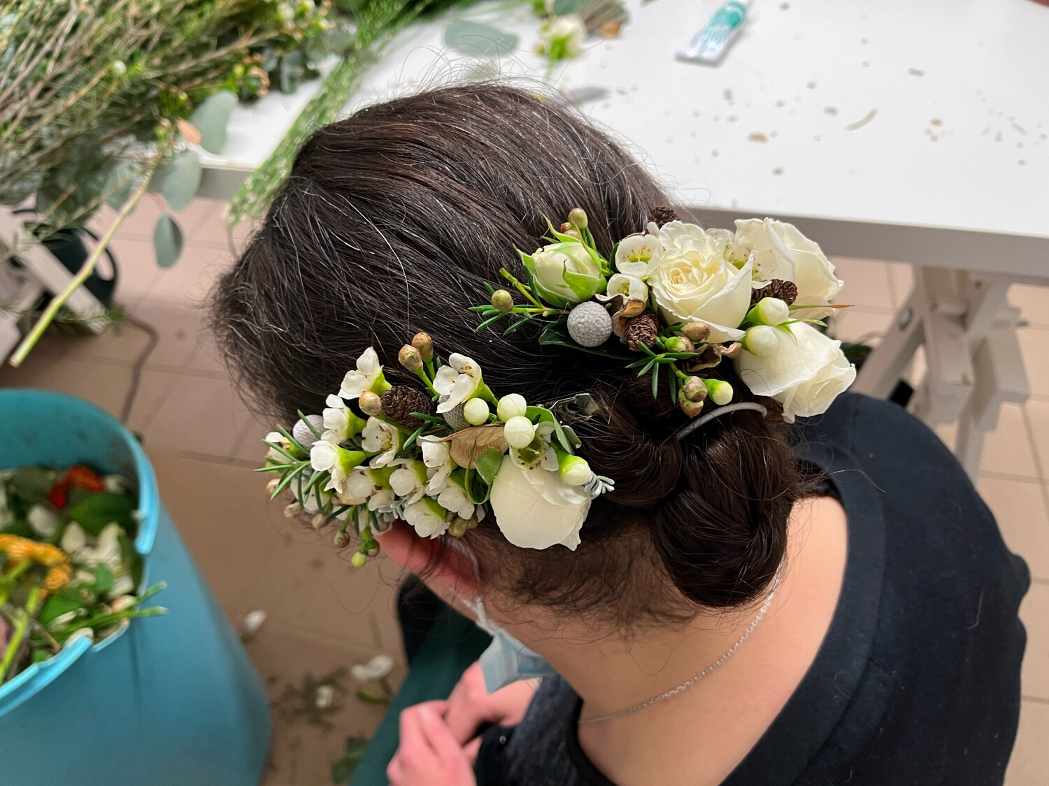 Pince cheveux mariage