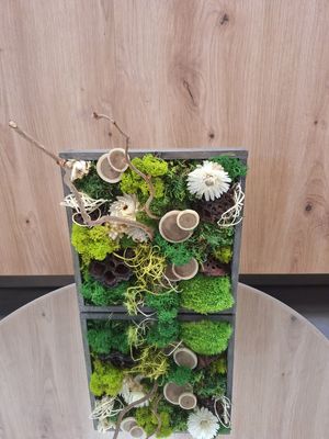 Cadre fleurs séchées