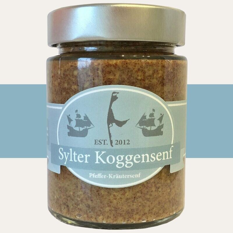 "Pfeffer-Kräutersenf", 190 gr.