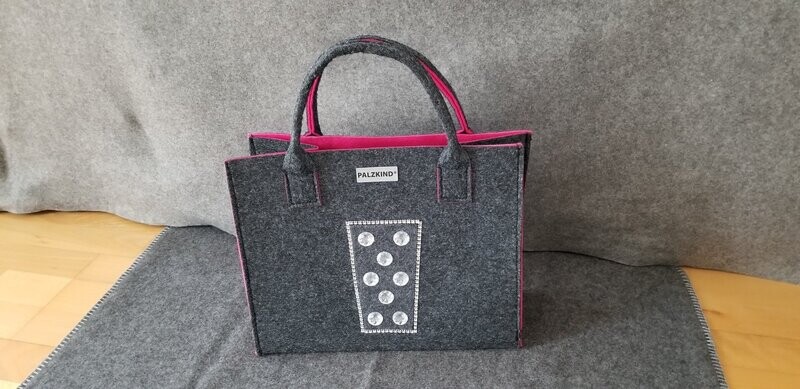 PALZKIND® FILZTASCHE offen PINK