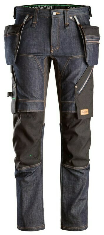 6955 Snickers FlexiWork jeans Werkbroek+ met Holsterzakken