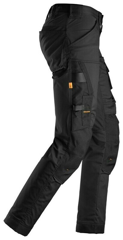 6341 Snickers AllroundWork, Stretch Werkbroek - ZWART