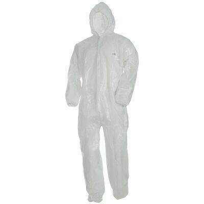 Wegwerp coverall L.Brador WIT DC20 - maat LARGE