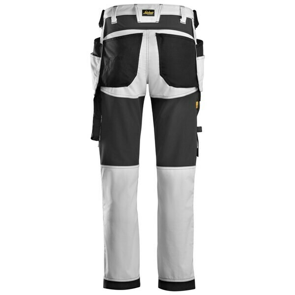 6241 Snickers AllroundWork, Stretch Werkbroek met Holsterzakken WIT