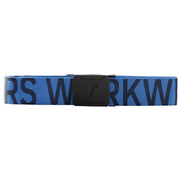 Snickers Riem met logo one size Blauw