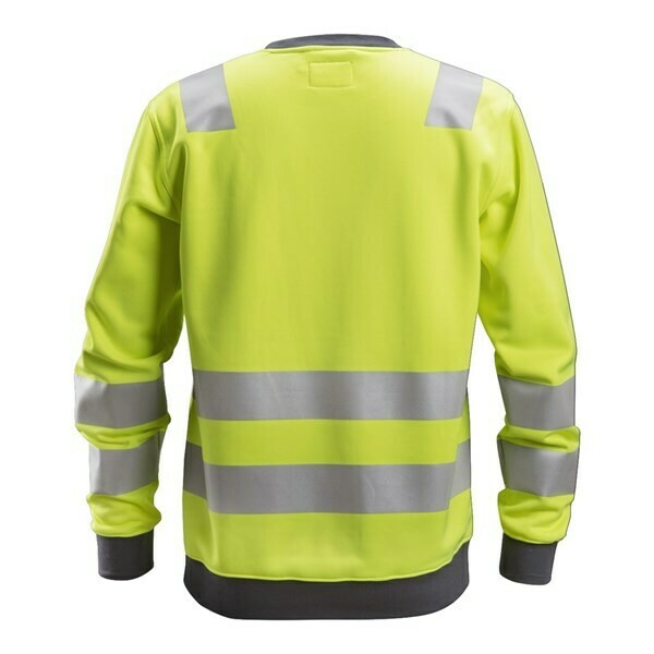 Snickers AllroundWork, High-Vis Sweatshirt Klasse 2/3 - high vis yellow