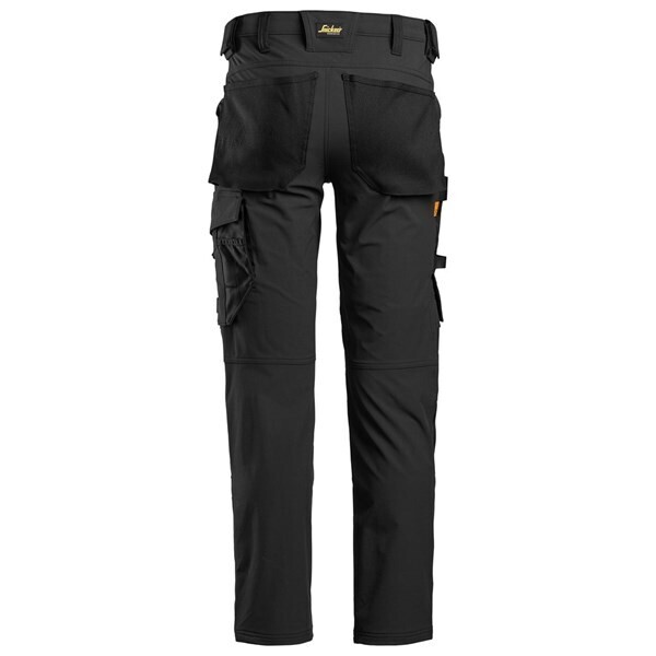 6371 Snickers Workwear allround Full Stretch Werkbroek slim fit - ZWART