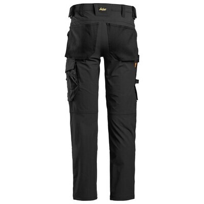 6371 Snickers Workwear allround Full Stretch Werkbroek slim fit - ZWART
