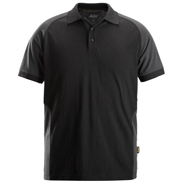 Snickers WW Tweekleurig Polo Shirt - ZWART/GRIJS - 2750