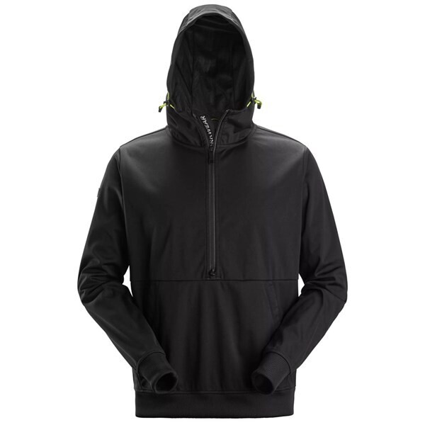 8400 Snickers FlexiWork, Windblocker Stretch Hoodie met halve rits