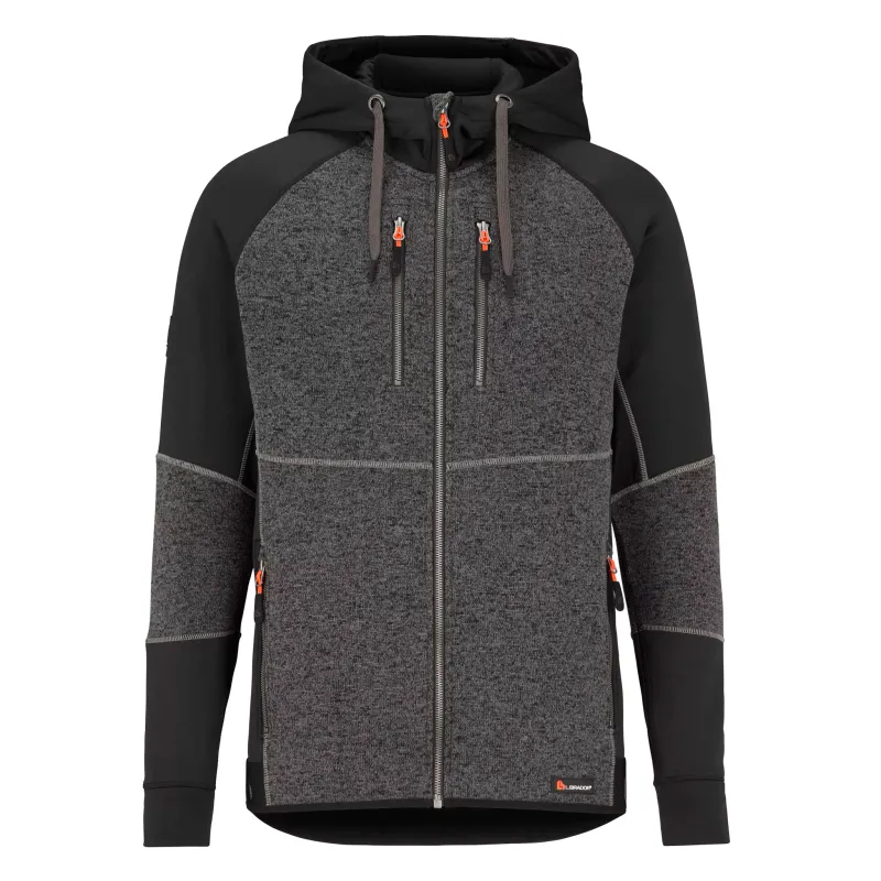 L.Brador HOODIE 6034P AEREO black/grey
