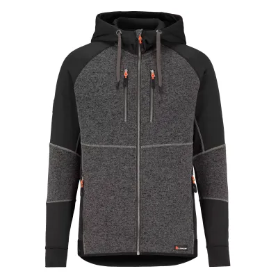 L.Brador HOODIE 6034P AEREO black/grey