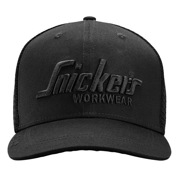 Snickers trucker cap ZWART