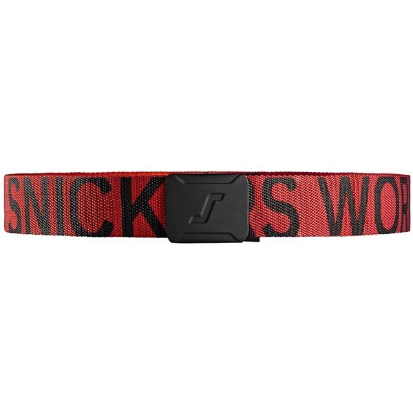 Snickers Riem met logo one size Rood