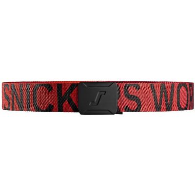 Snickers Riem met logo one size Rood
