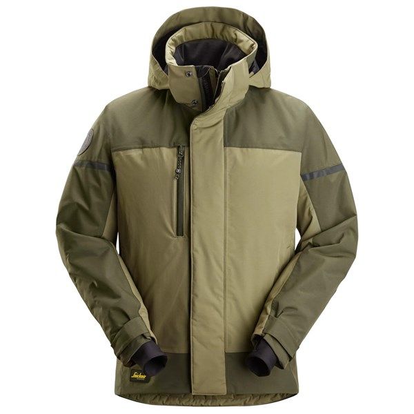 Snickers AllroundWork, Waterproof Isolerend Jack -Khaki