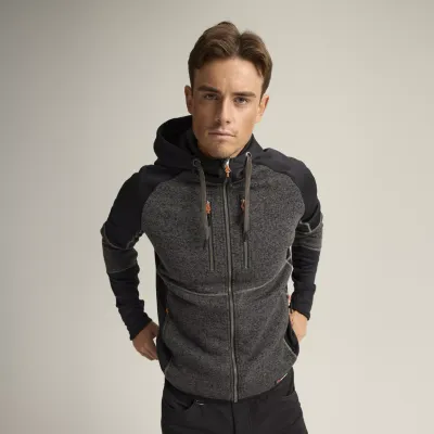 L.Brador HOODIE 6034P AEREO black/grey