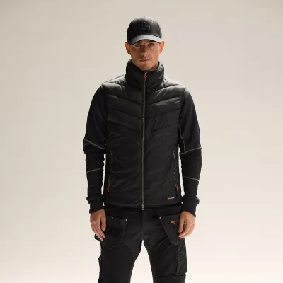 L.Brador ripstop bodywarmer ZWART