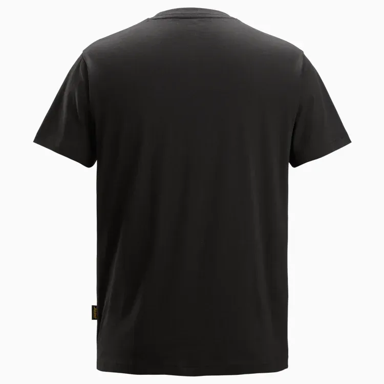 2588 Snickers T-shirt met klein logo ZWART
