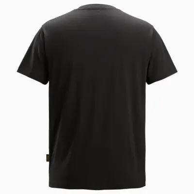 2588 Snickers T-shirt met klein logo ZWART
